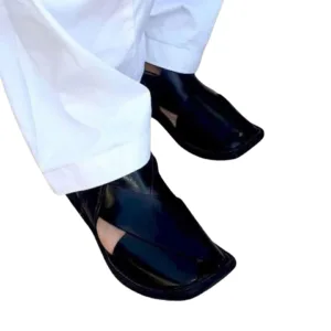 Smart zalmi black Peshawari chapal