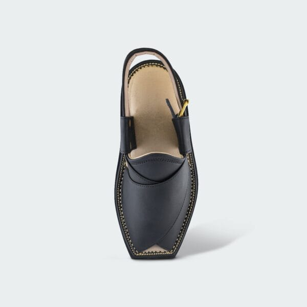 BLACK PESHAWAR ZALMI KHERRI CHAPPAL - Image 2