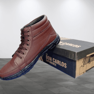 Long leather shoes