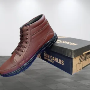 Long leather shoes